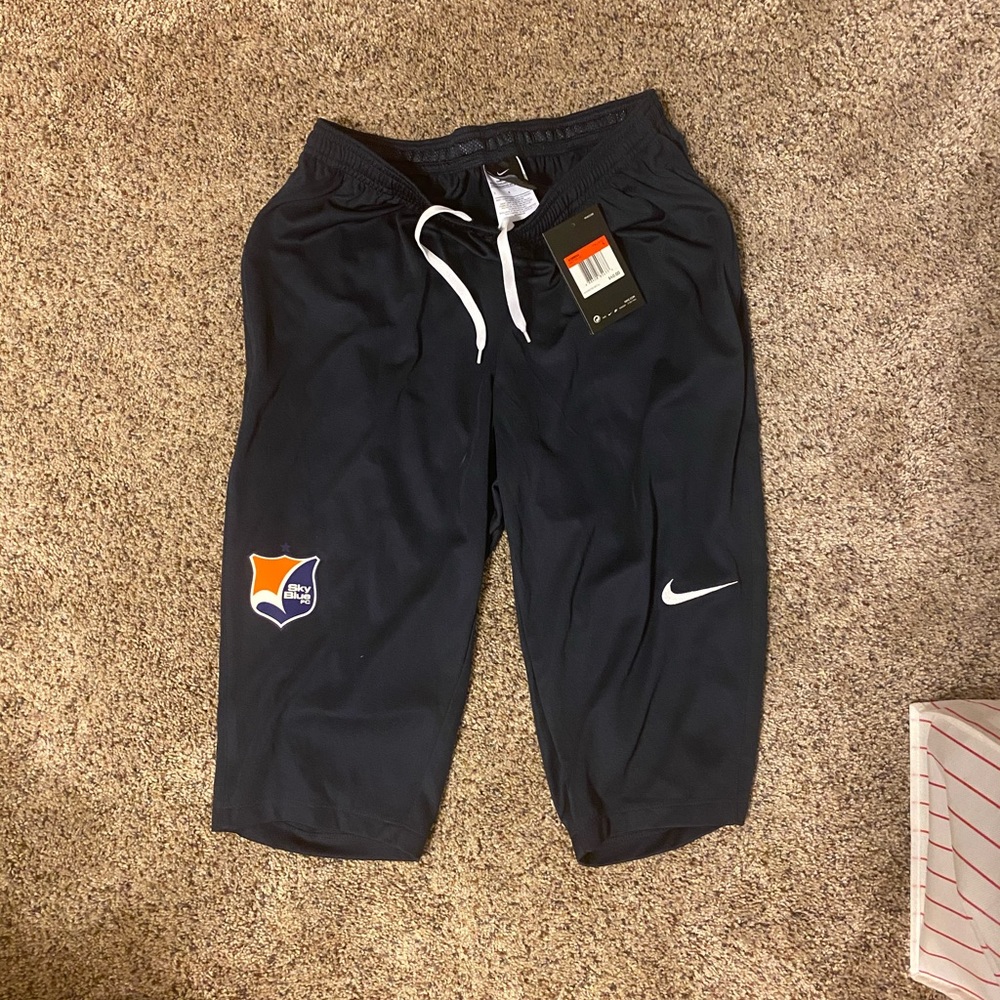 Skyblue FC knee length training pants